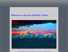 Tablet Screenshot of groverhuffman.com